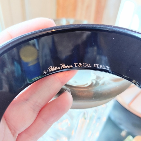 Tiffany & Co. Paloma Picasso Marrakech Black Bangle RARE - Picture 5 of 9